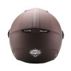 HELMET VITO JET MODA MATTE BROWN 02043 1220 Moto Helmets VITO moda brown 3 (1)
